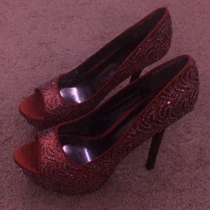 Red Carlos Santana Heels
